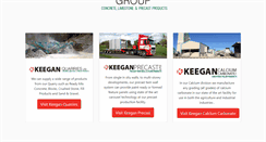 Desktop Screenshot of keegan-group.com